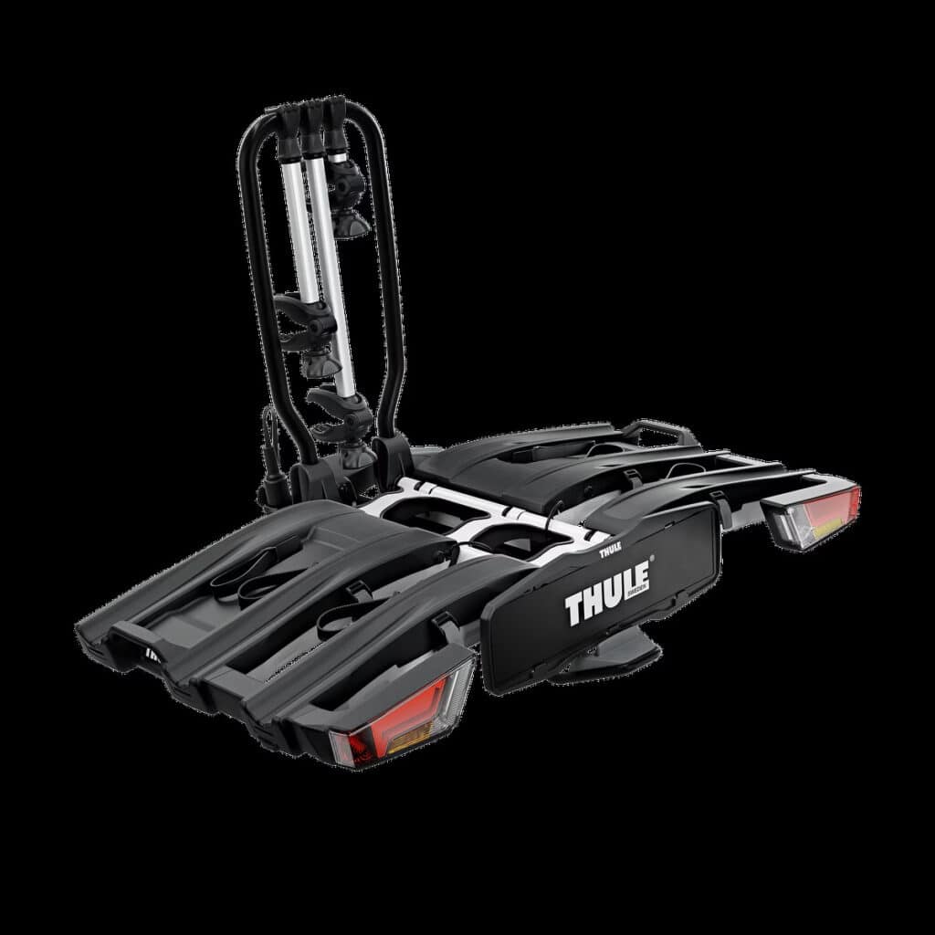 Thule EasyFold XT transportant un vélo longtail