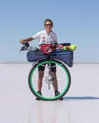 Pushing the unicycle on a desert road