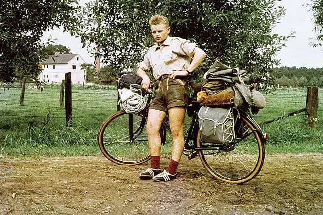 Le vélo en acier de 25 kg ayant parcouru 580 000 km