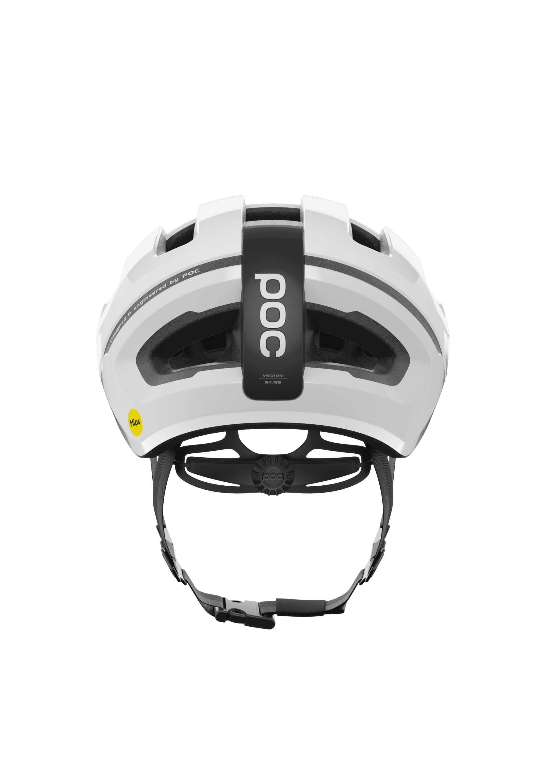 Casque de vélo POC Omne Air MIPS blanc pour le voyage à vélo