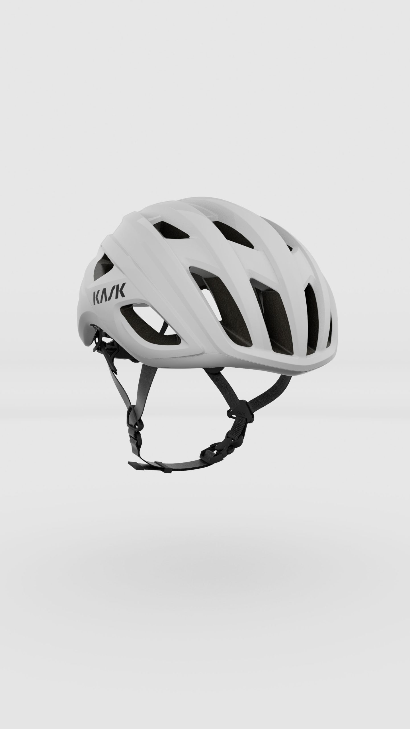 Casque de vélo de route Kask Mojito3 vu de trois quarts
