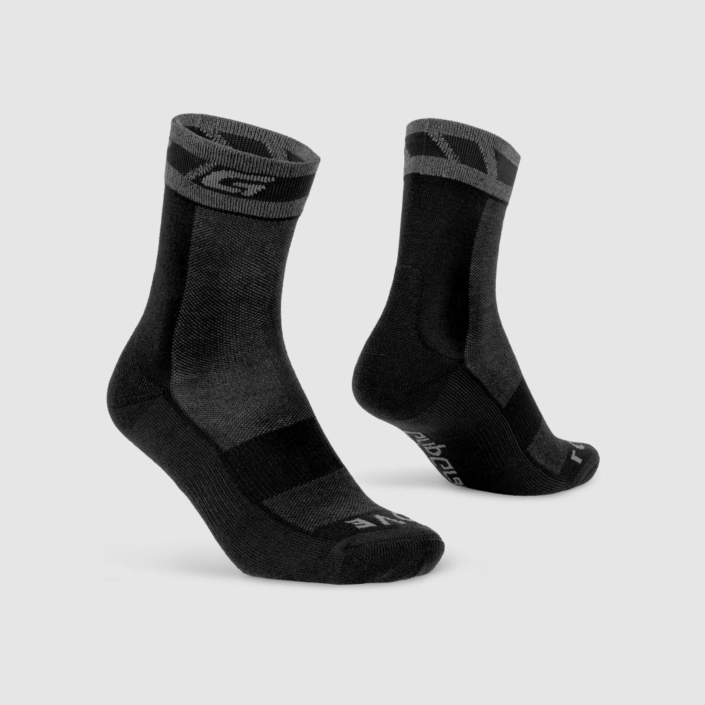 Chaussettes vélo d’hiver en mérinos GripGrab Merino Winter à tige haute