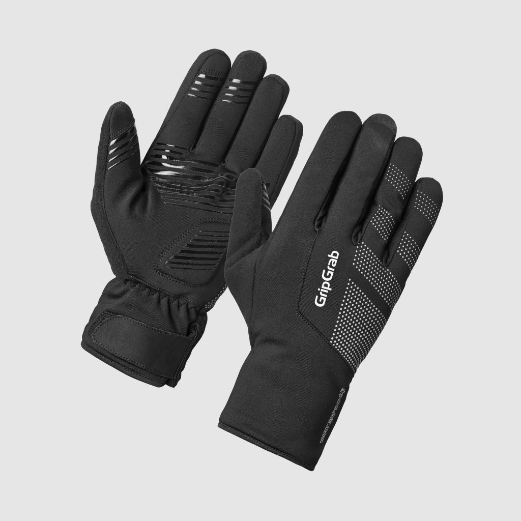 Gants vélo d’hiver imperméables GripGrab Ride 2 Waterproof Winter noirs