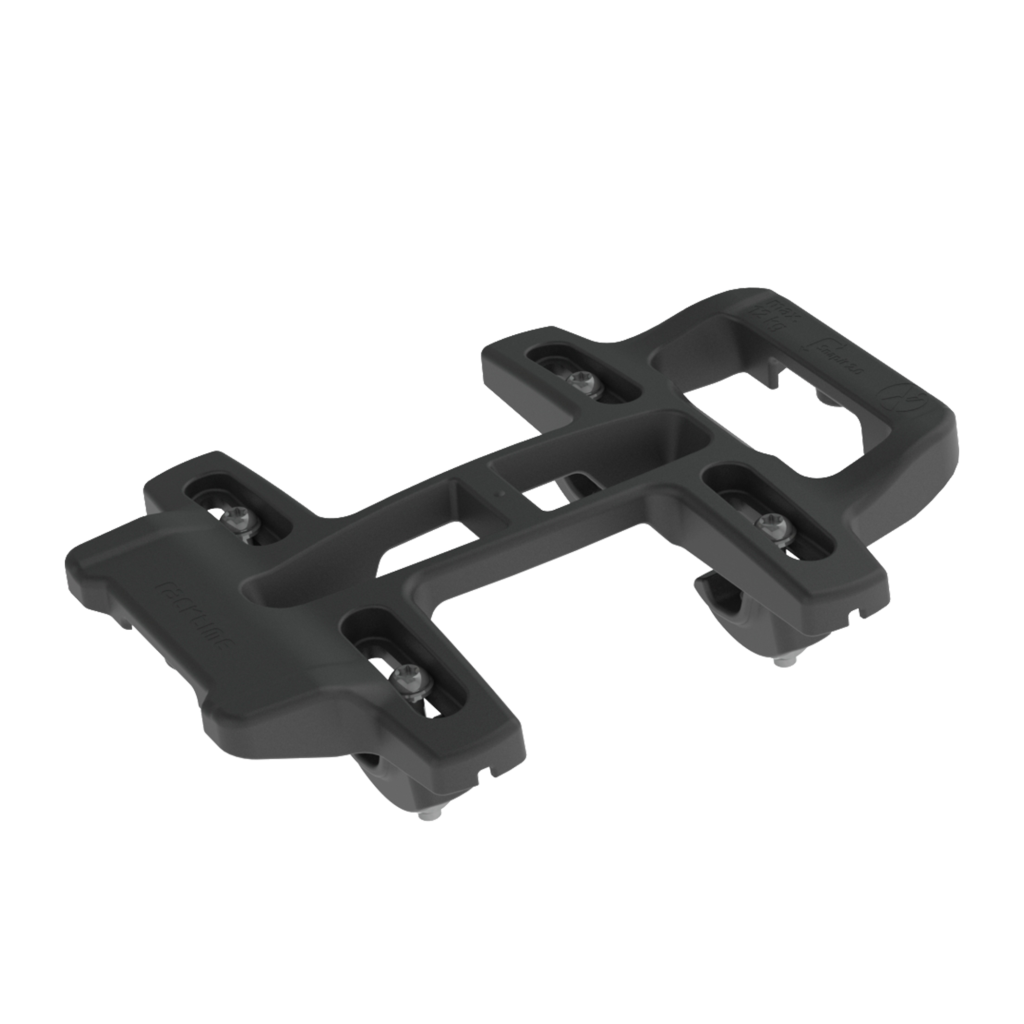 Plateforme Racktime Snapit 2.0 Connect à fixer sur un porte-bagages à tubes ronds